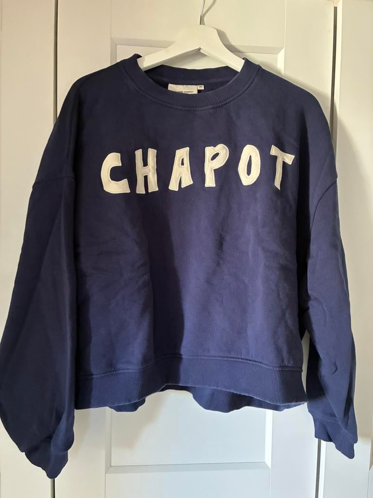 Sweater donkerblauw fabienne chapot xxl, Kleding | Dames, Truien en Vesten, Verzenden, Zo goed als nieuw, Maat 46/48 (XL) of groter