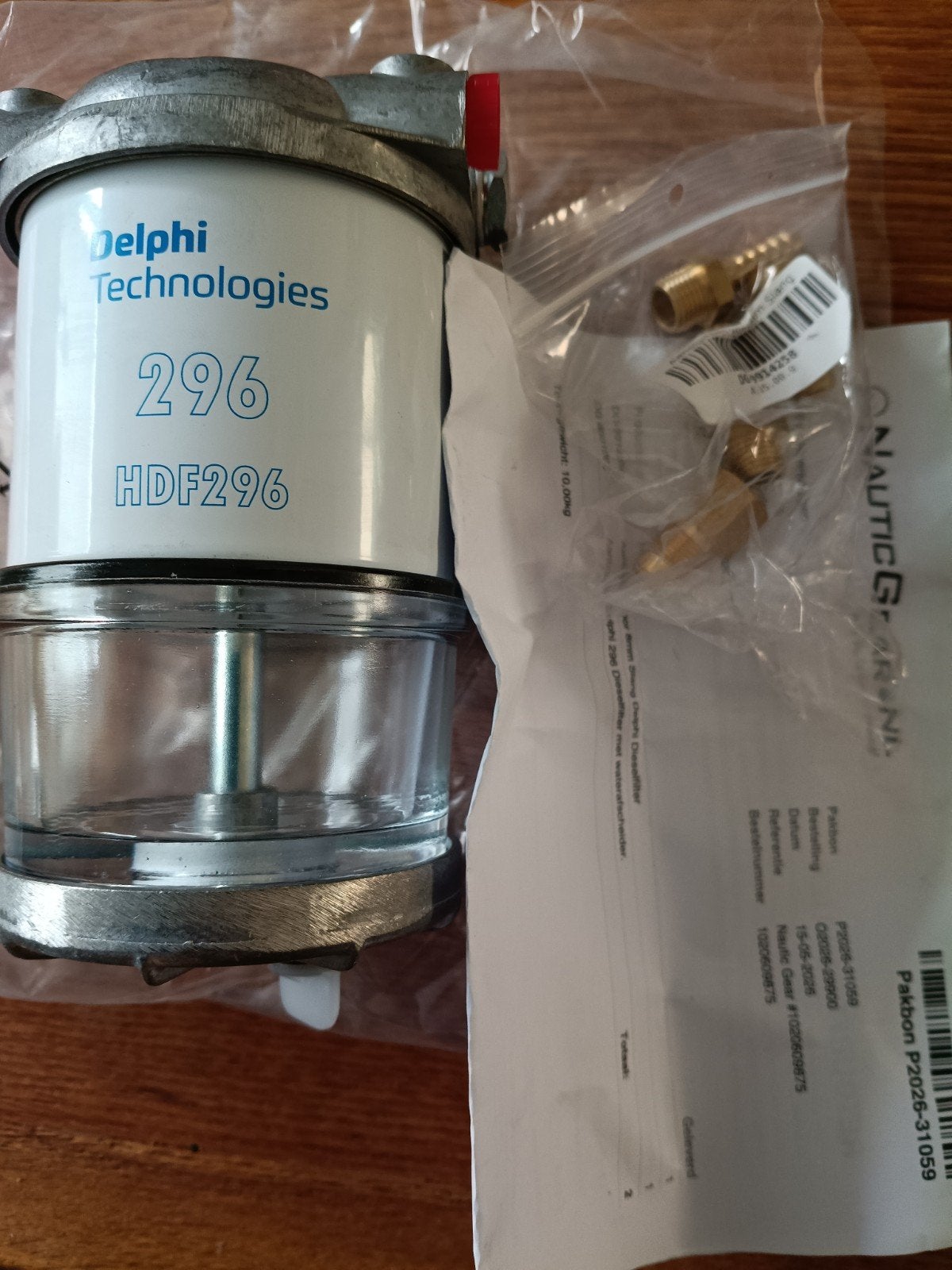 Nieuw dieselfilter met waterafscheider en aansluitingsset, Watersport en Boten, Ophalen of Verzenden, Nieuw, Motor en Techniek