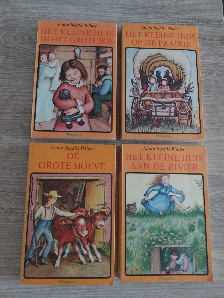 Deel 1 , 2 , ,3 en 4     -     Het Kleine Huis op de Prairie, Boeken, Ophalen of Verzenden, Zo goed als nieuw, Laura Ingalls - Wilder