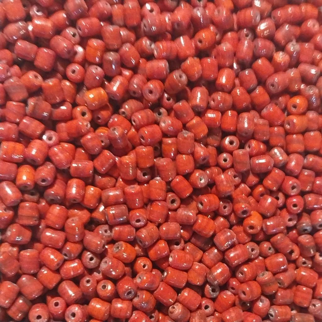 SALE €10 Lot / Partij Rode Bamboe Bloedkoraal Kralen 7 mm, Sieraden, Tassen en Uiterlijk, Antieke sieraden, Verzenden, Overige materialen
