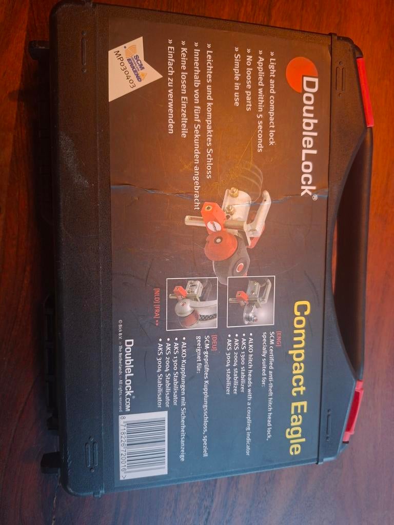 DoubleLock Compact disselslot beveilig uw caravan., Caravans en Kamperen, Caravan accessoires, Zo goed als nieuw, Ophalen of Verzenden