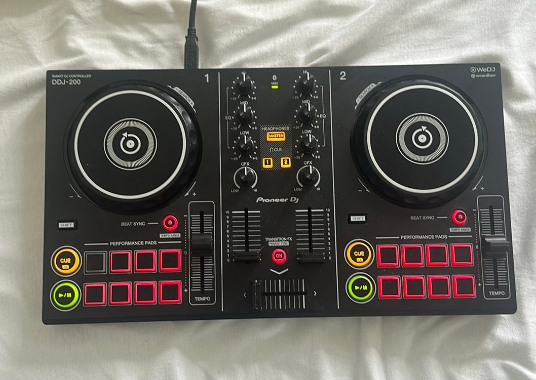 Pioneer Dj DDJ-200 dj controller, Muziek en Instrumenten, Dj-sets en Draaitafels, Ophalen of Verzenden, Zo goed als nieuw, Dj-set