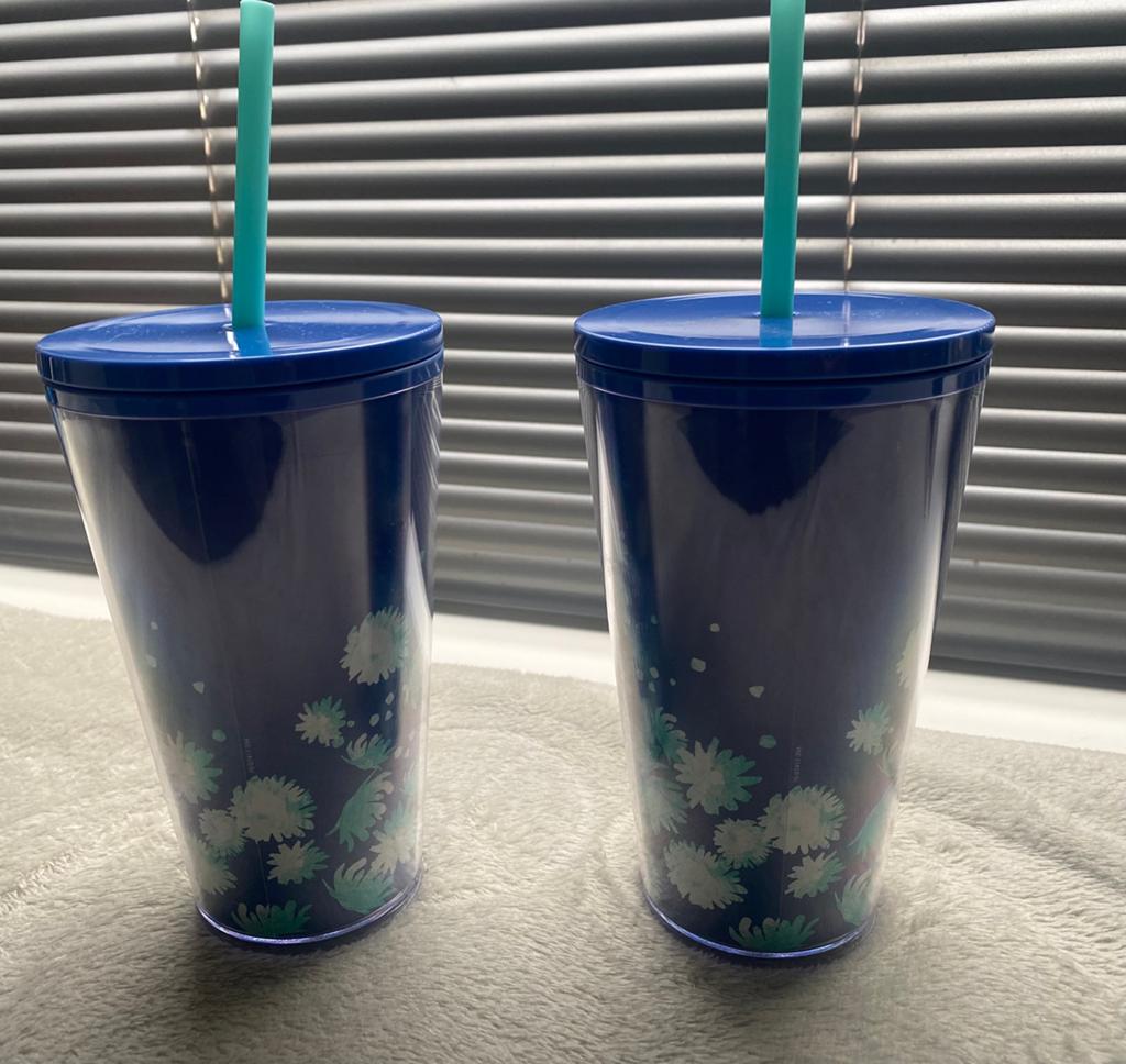 Twee starbucks drinkbekers nieuw, Ophalen of Verzenden, Nieuw, Overige stijlen, Kop(pen) en/of Schotel(s)