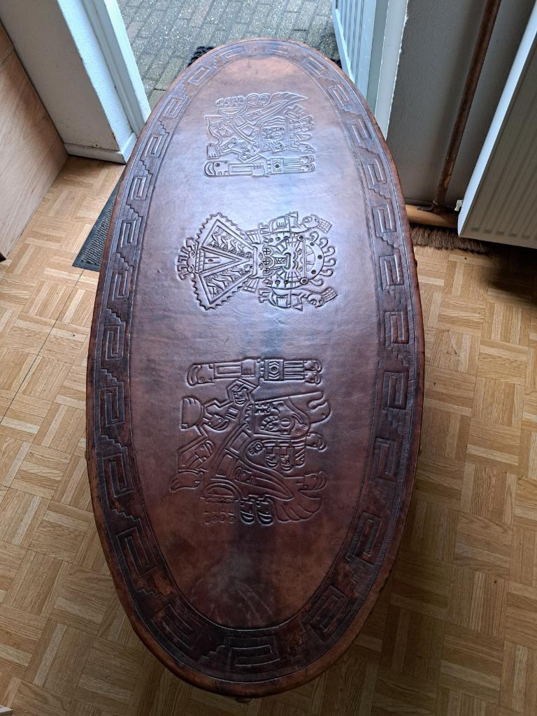 salontafel, Ophalen, Gebruikt, 100 tot 150 cm, Teakhout