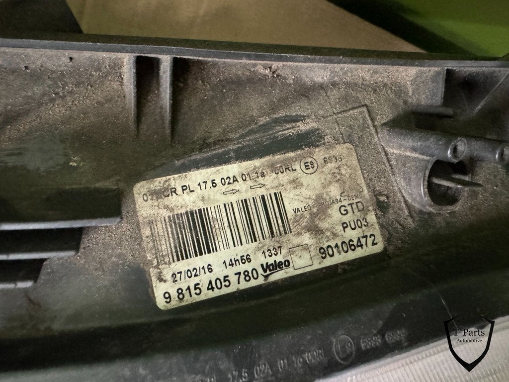 peugeot 2008 koplamp links 9815405780 lamp, Taurusavenue 1
2132 LS  Hoofddorp, NL, Gebruikt, Contact.group@renault.com, Stellantis N.V.