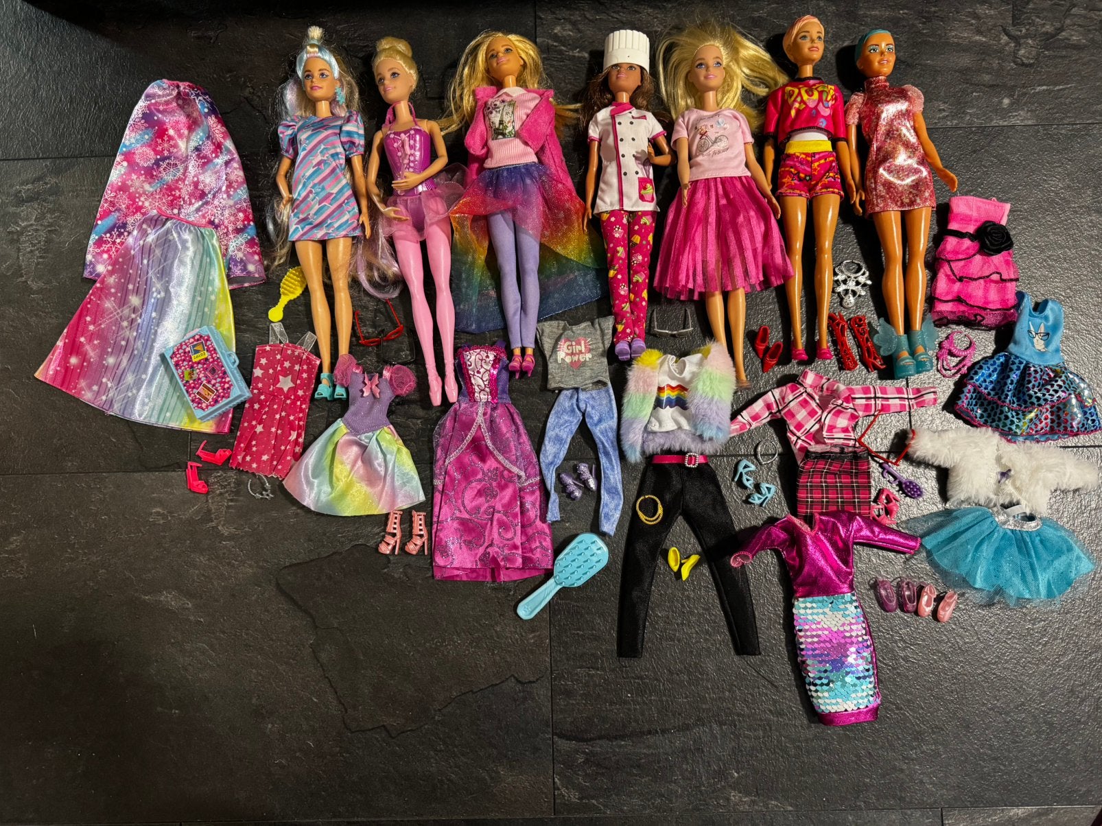 Barbiepoppen met accessoires, Kinderen en Baby's, Ophalen of Verzenden, Gebruikt, Barbie