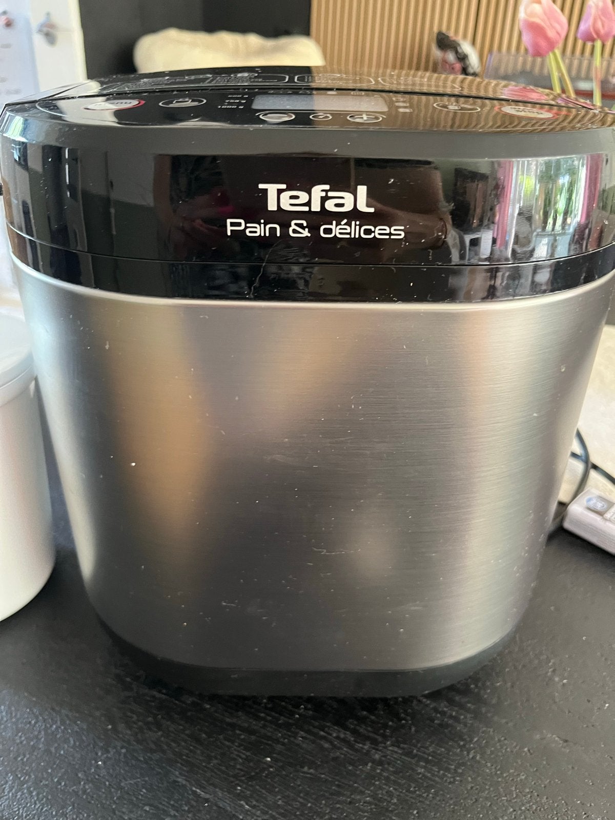 Tefal Broodbakmachine Pain & Délices - Zilver/Zwart, Meer dan 10 programma's, 800 tot 1200 gram deeg, Zo goed als nieuw, Ophalen