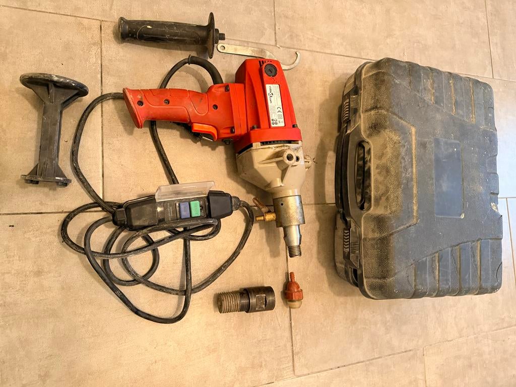 Diamanboormachine  VIDA XL met Koffer - Krachtig en Compleet, Ophalen, Boor- en/of Breekhamer, Klopboormechanisme, Gebruikt