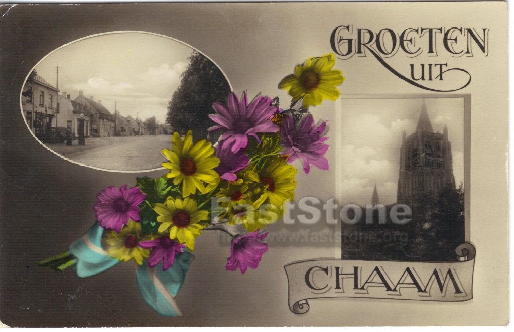 Chaam, Verzenden, 1920 tot 1940, Gelopen, Noord-Brabant
