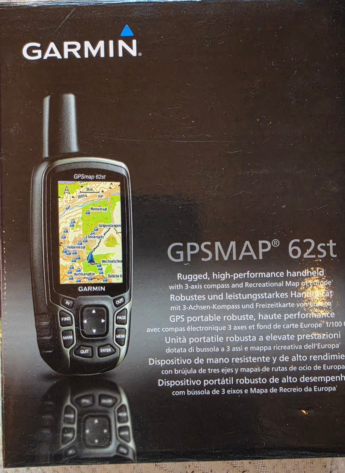 Garmin GPSMAP 62st Handheld GPS met 3-assig kompas, Ophalen of Verzenden, Zo goed als nieuw