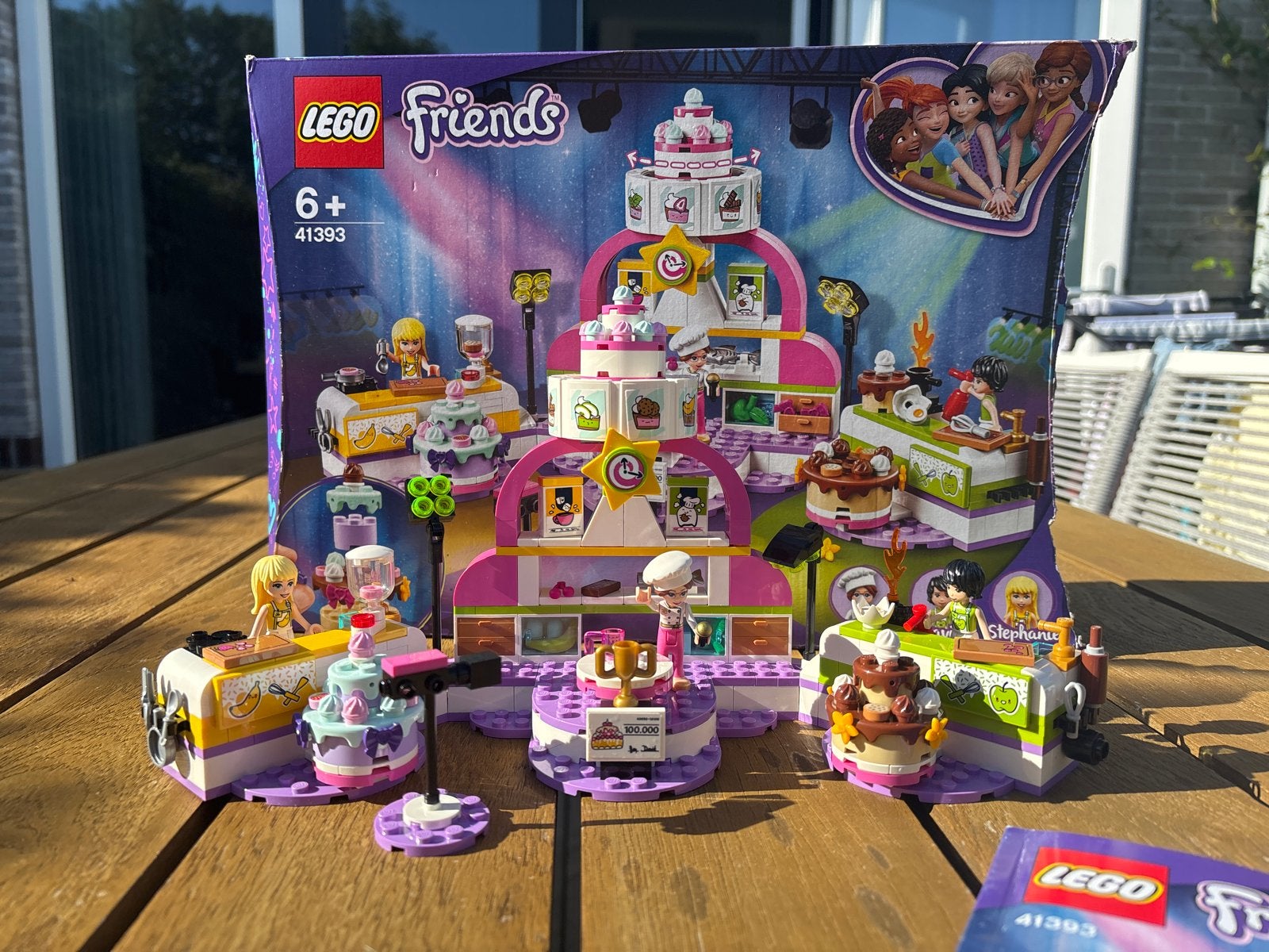 LEGO Friends 41393 Bakwedstrijd met doos compleet, Kinderen en Baby's, Speelgoed | Duplo en Lego, Ophalen, Lego, Friends, Zo goed als nieuw