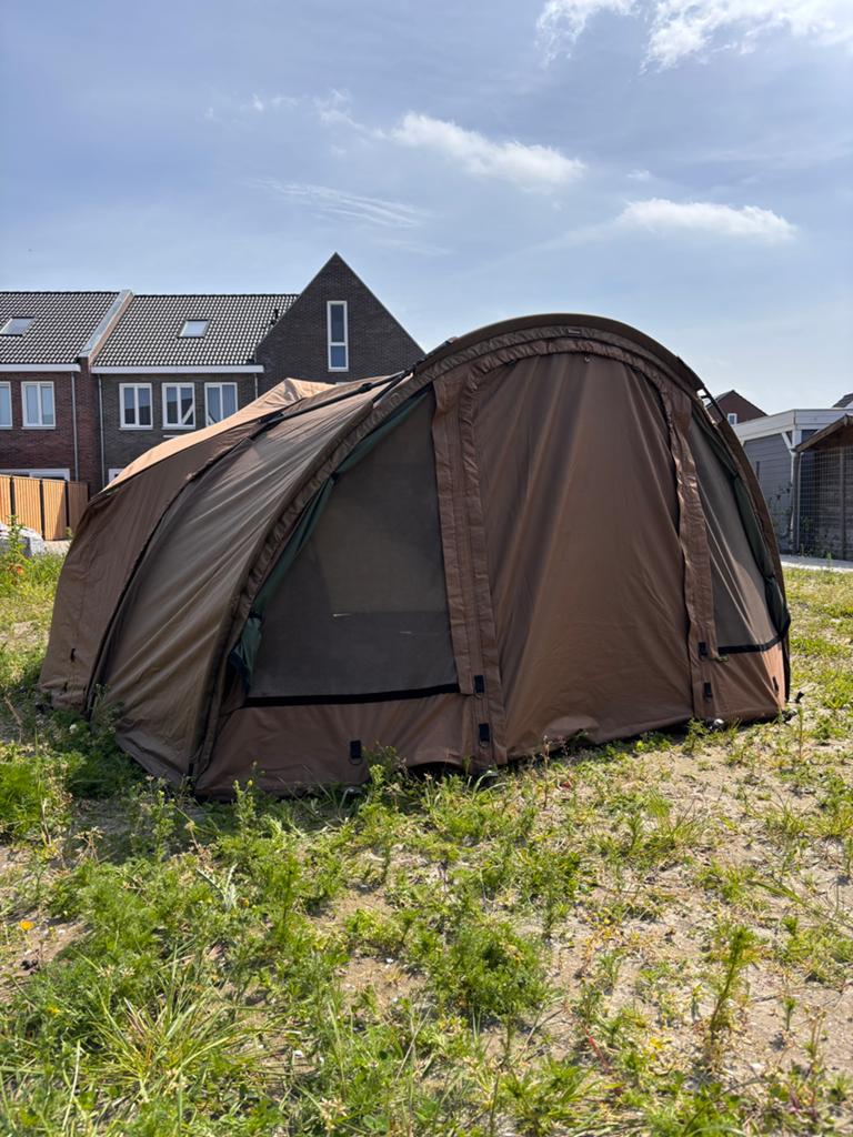 Fox ultra 60 brolly system + extension, Watersport en Boten, Hengelsport | Karpervissen, Ophalen, Zo goed als nieuw, Overige typen