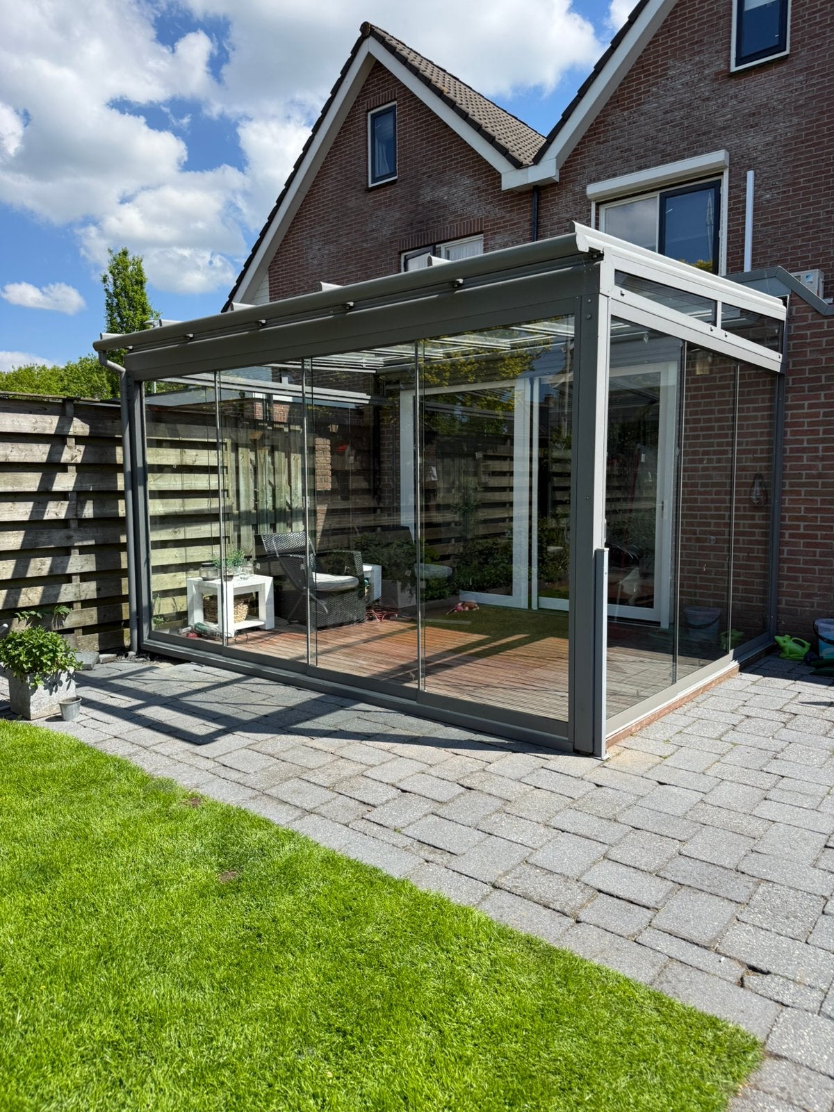 ACTIE🚨Prachtige glazen schuifwand €260incl. montage – luxe!