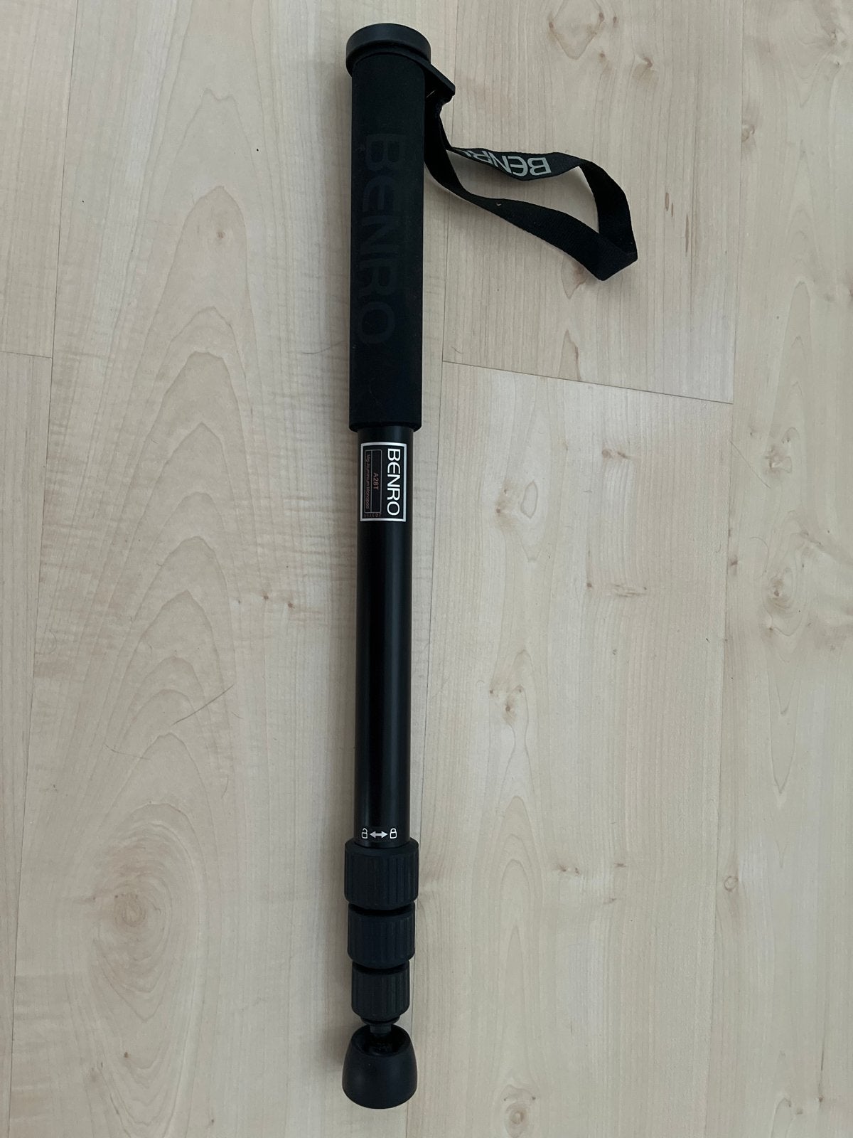 Benro A28T Mg-aluminium Monopod - Zo goed als nieuw, Eenpoot, Ophalen of Verzenden, Zo goed als nieuw, 150 tot 175 cm