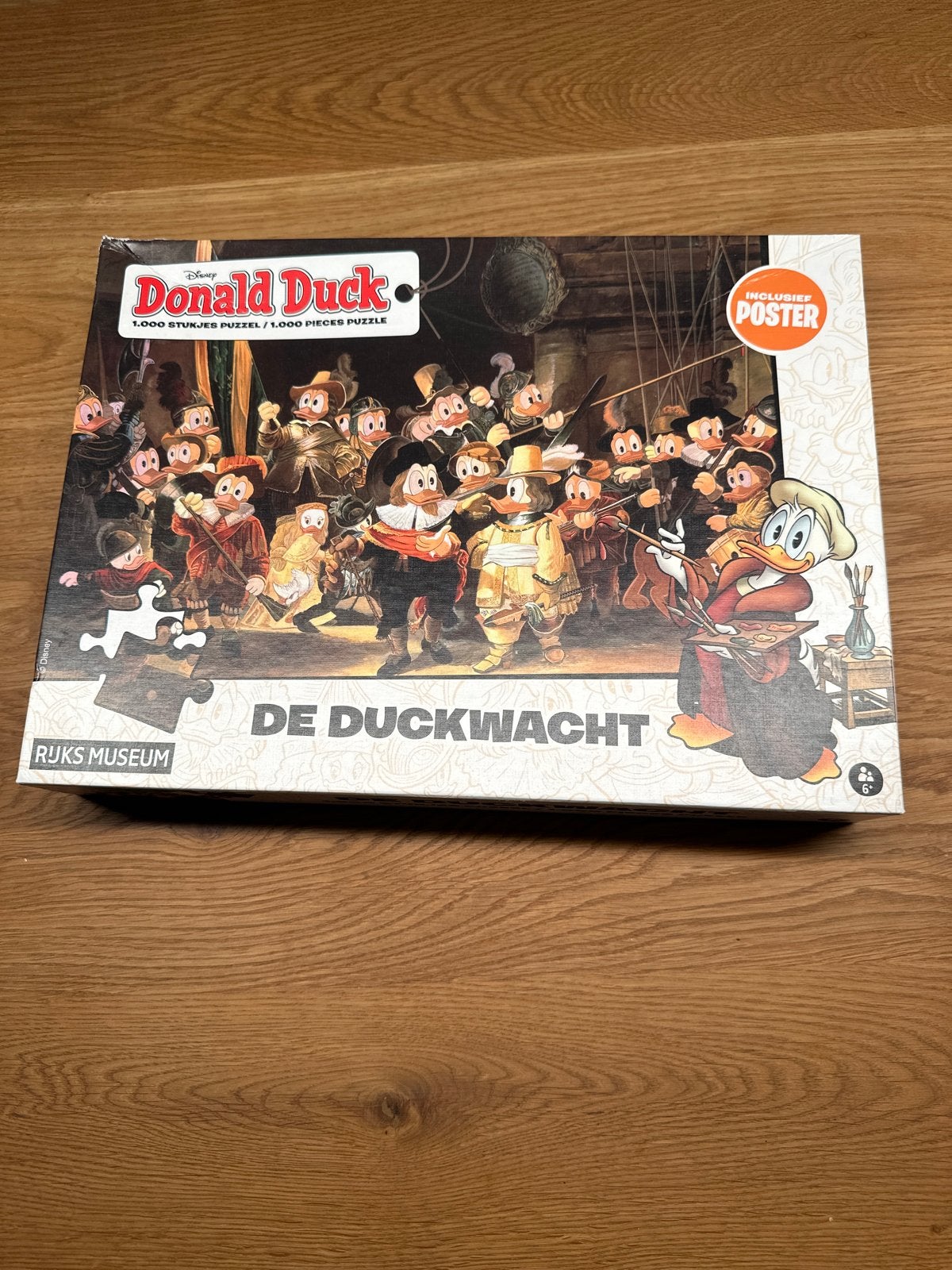 Donald Duck De Duckwacht Legpuzzel 1000 stukjes, Ophalen, 500 t/m 1500 stukjes, Gebruikt, Legpuzzel