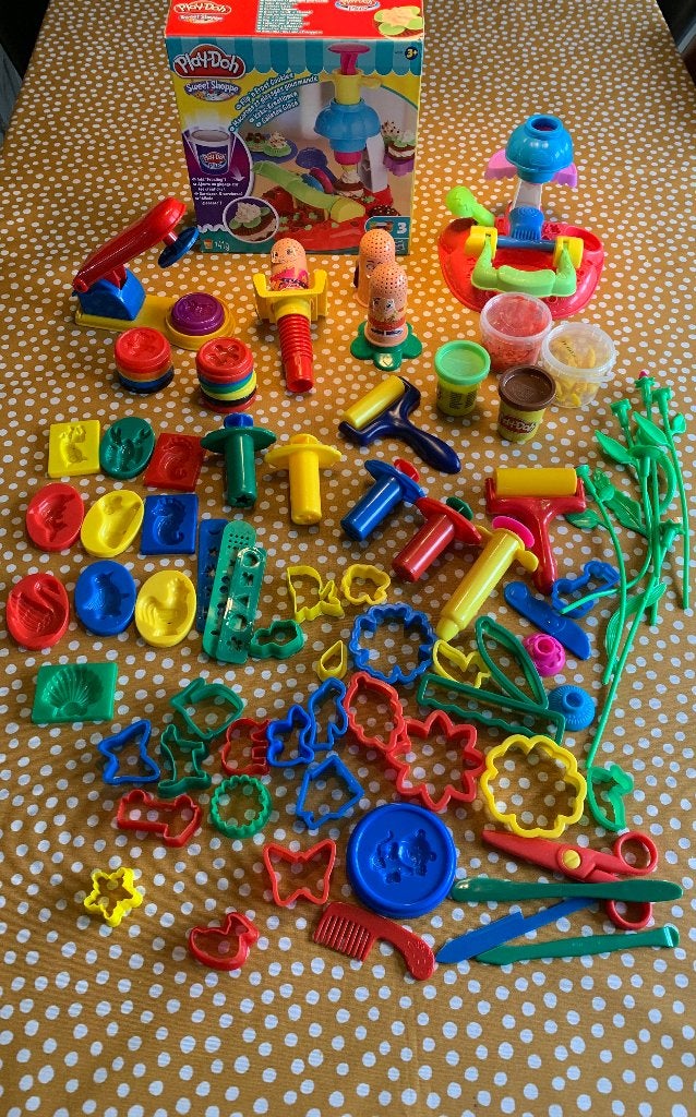 Playdoh klei speelgoed set, koekjes maken, Verzenden, Zo goed als nieuw, Bouwen