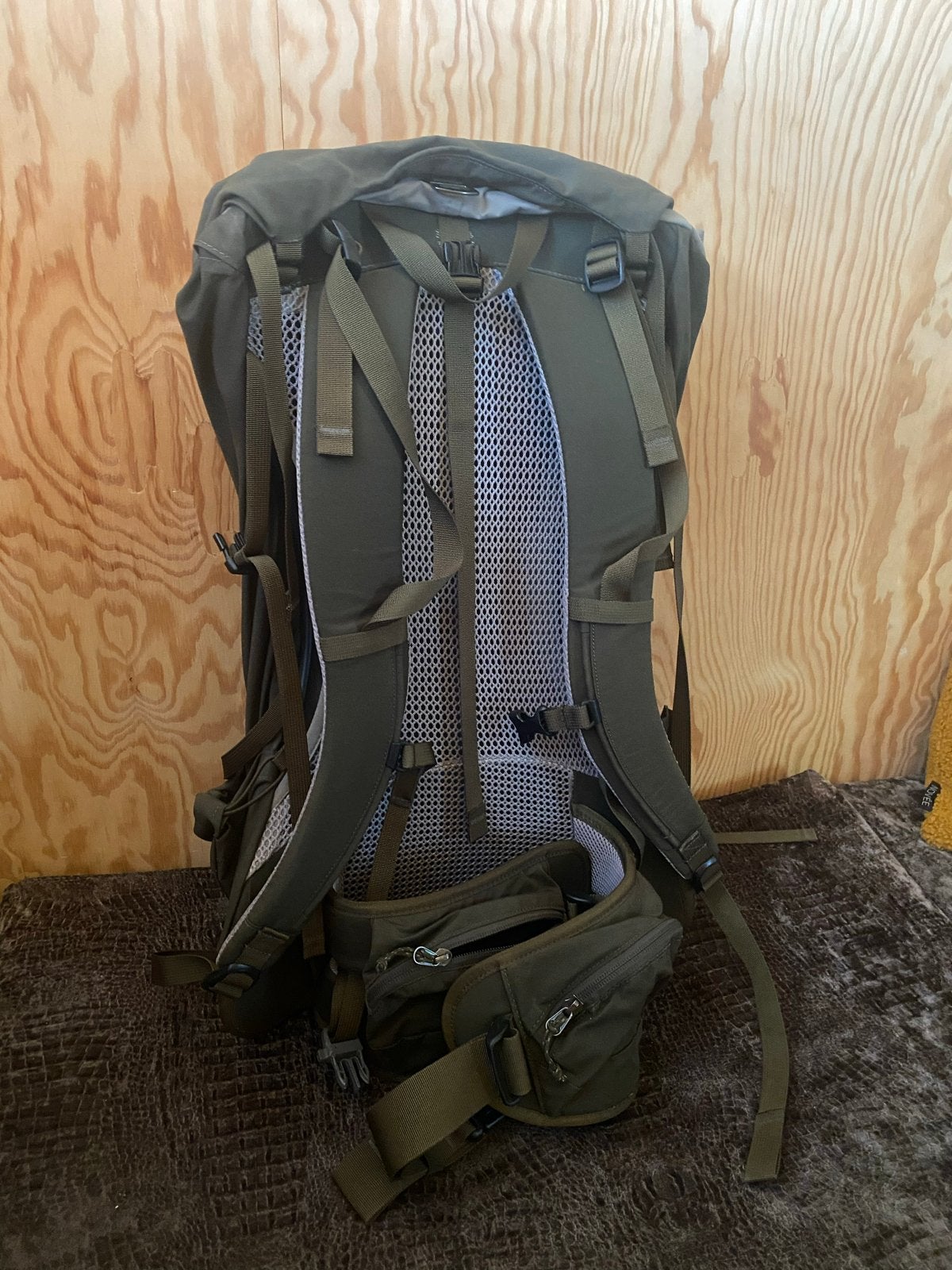 Fjällräven Abisko Friluft 45L rugzak - Zo goed als nieuw, Ophalen of Verzenden, Zo goed als nieuw, Groen, Overige typen