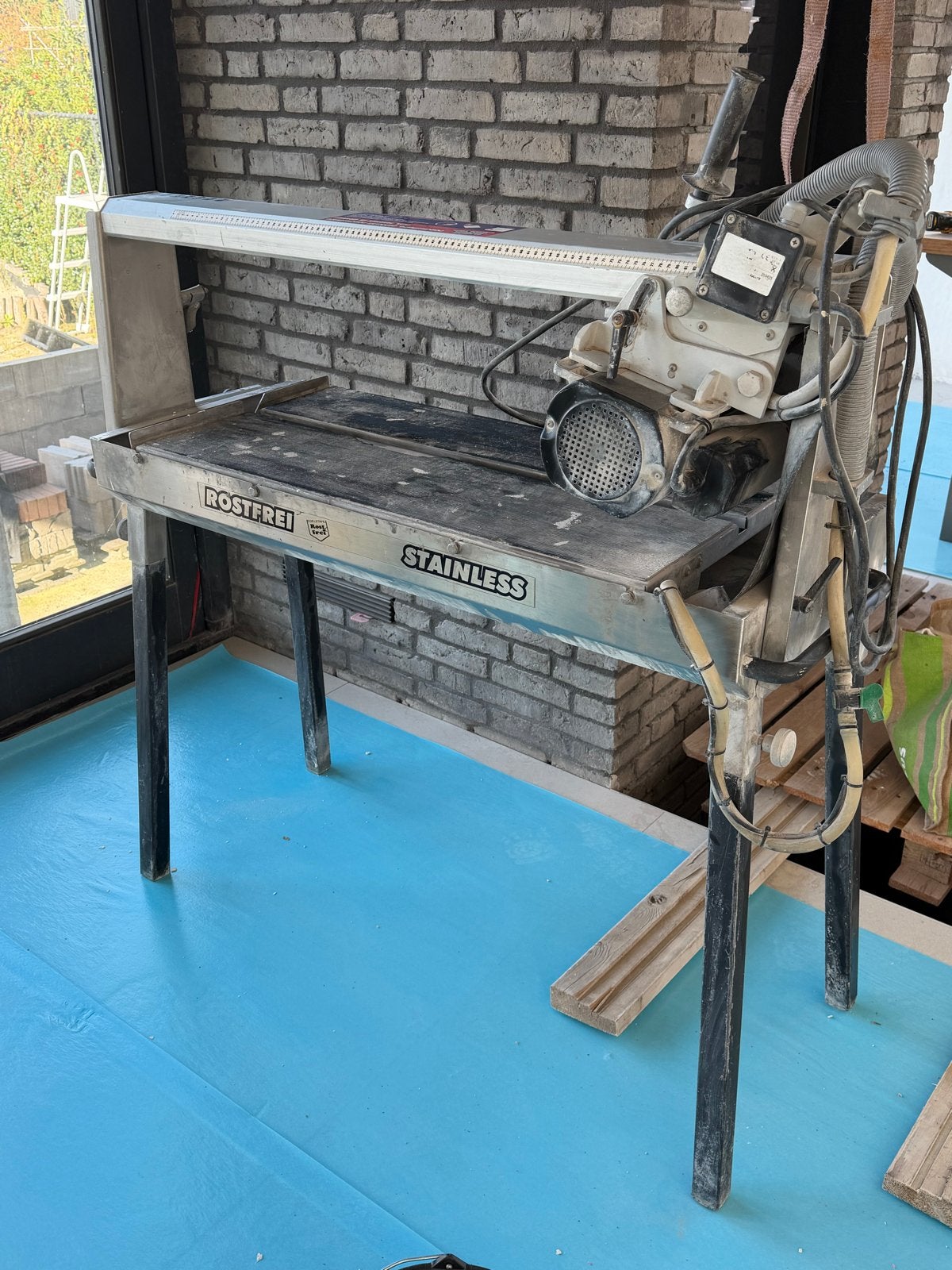 Rodia 259rs Tegelzaag - Krachtige 1.5 kW zaagmachine, Ophalen, Gebruikt, 70 mm of meer, Overige typen