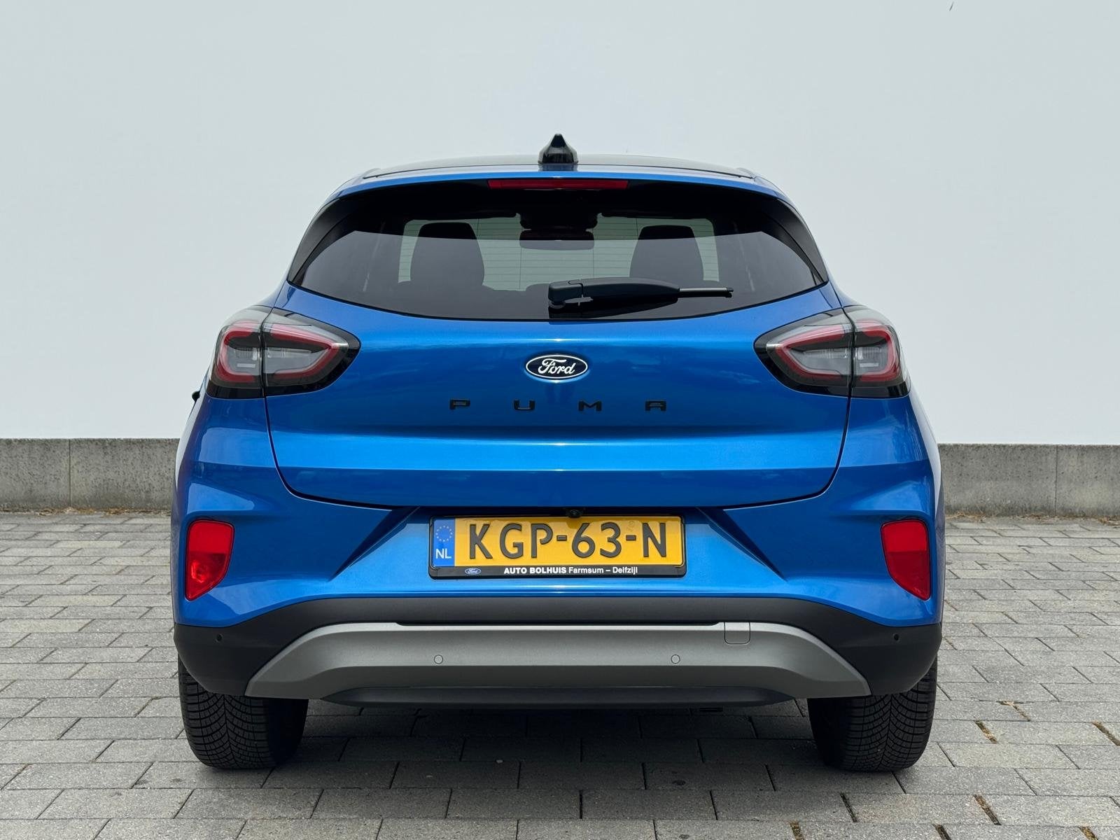 Ford Puma EcoBoost Hybrid 125 pk Titanium | Pano | Elek acht, Auto's, Ford, 12 maanden, Blauw, 665 kg, Bedrijf