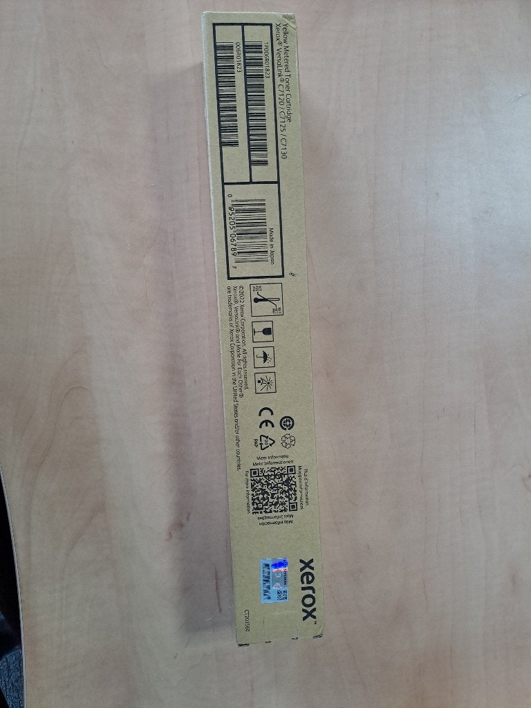 Xerox Toner cartridge GEEL Versalink C7120/C7125/C7130, Ophalen of Verzenden, Nieuw, Cartridge, Xerox