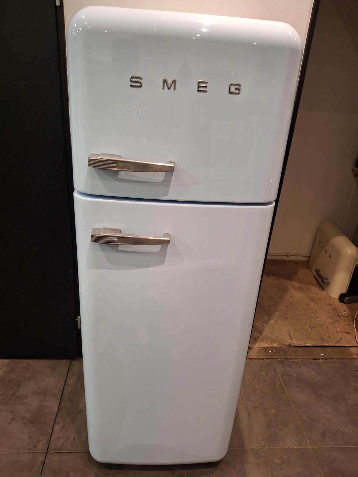 Baby Blauwe Smeg FAB 30 retro 50 style, Witgoed en Apparatuur, Ophalen of Verzenden, Mobiele airco, Minder dan 60 m³, 3 snelheden of meer