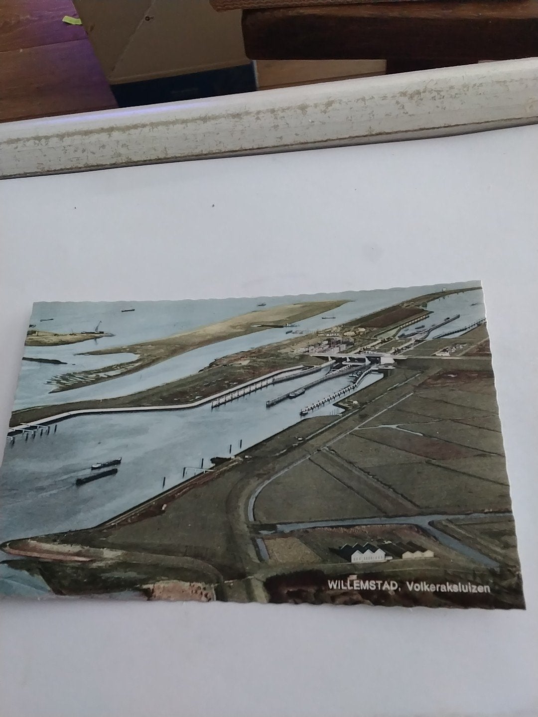 Willemstad, Volkeraksluizen - Oude Ansichtkaart, Ophalen of Verzenden, 1960 tot 1980, Ongelopen, Noord-Brabant