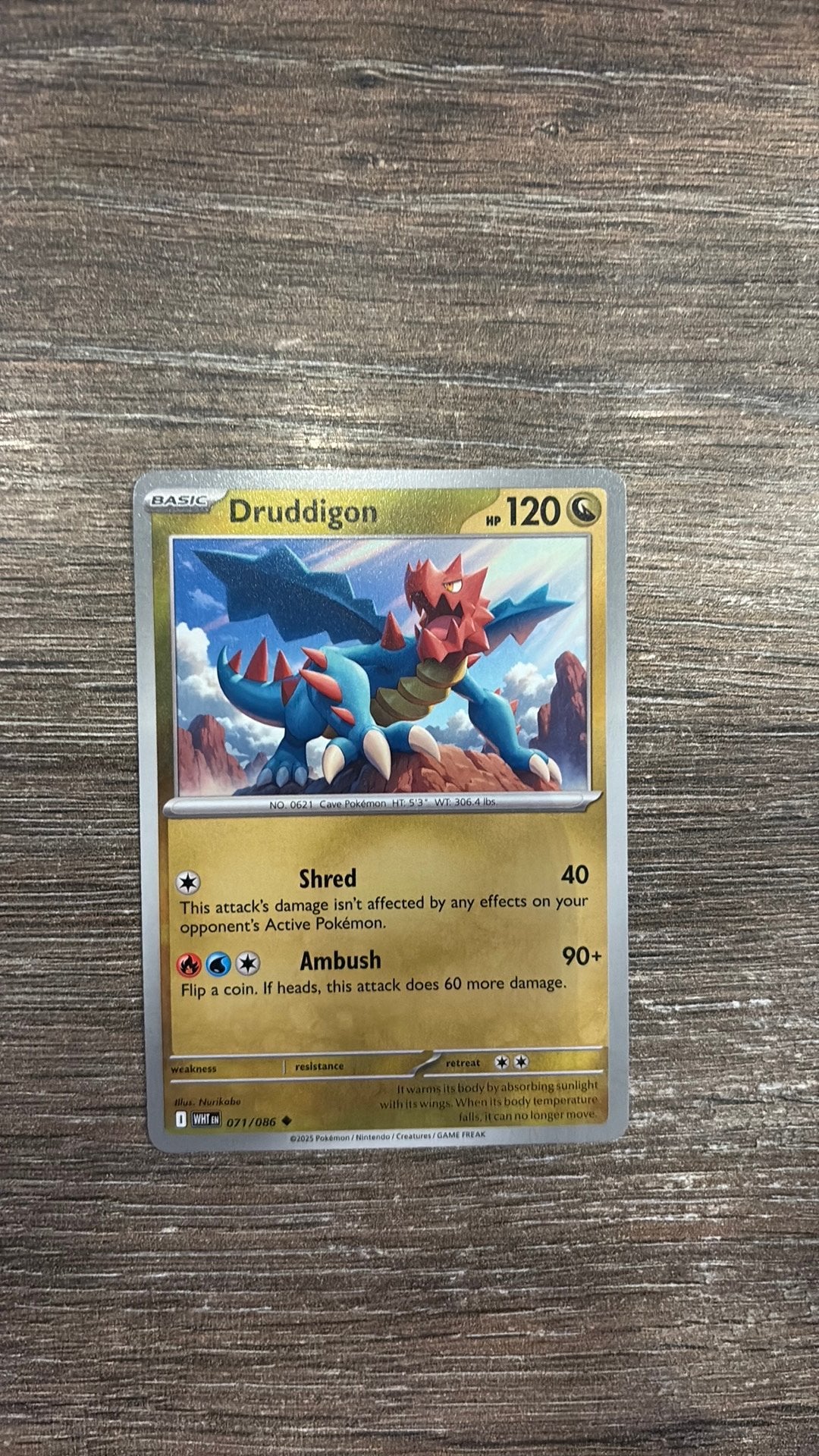 WHT Druddigon 071/086, Ophalen of Verzenden, Zo goed als nieuw