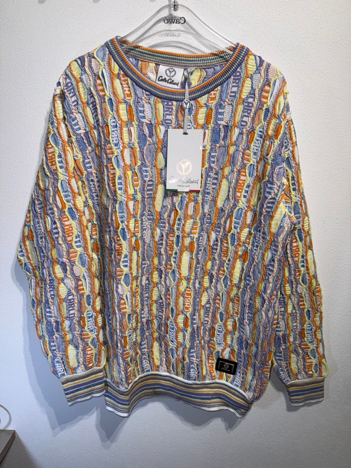 Nieuwe Carlo Colucci Trui Maten L XL, Meerkleurig, Nieuw, Overige maten, Ophalen of Verzenden