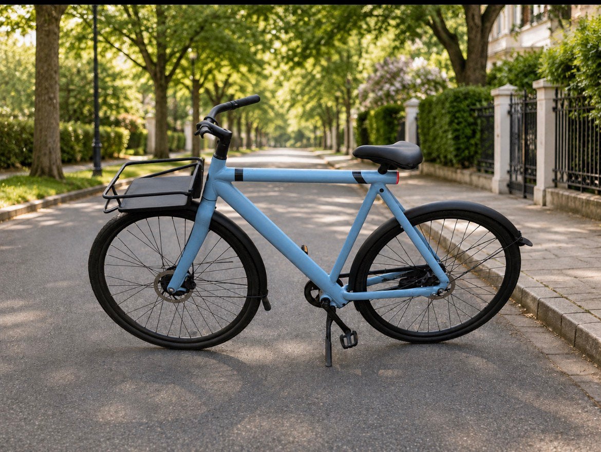 VanMoof S3 Blue – volledig werkend + PowerBank + mandje, Ophalen, Gebruikt, 51 tot 55 cm, Vanmoof