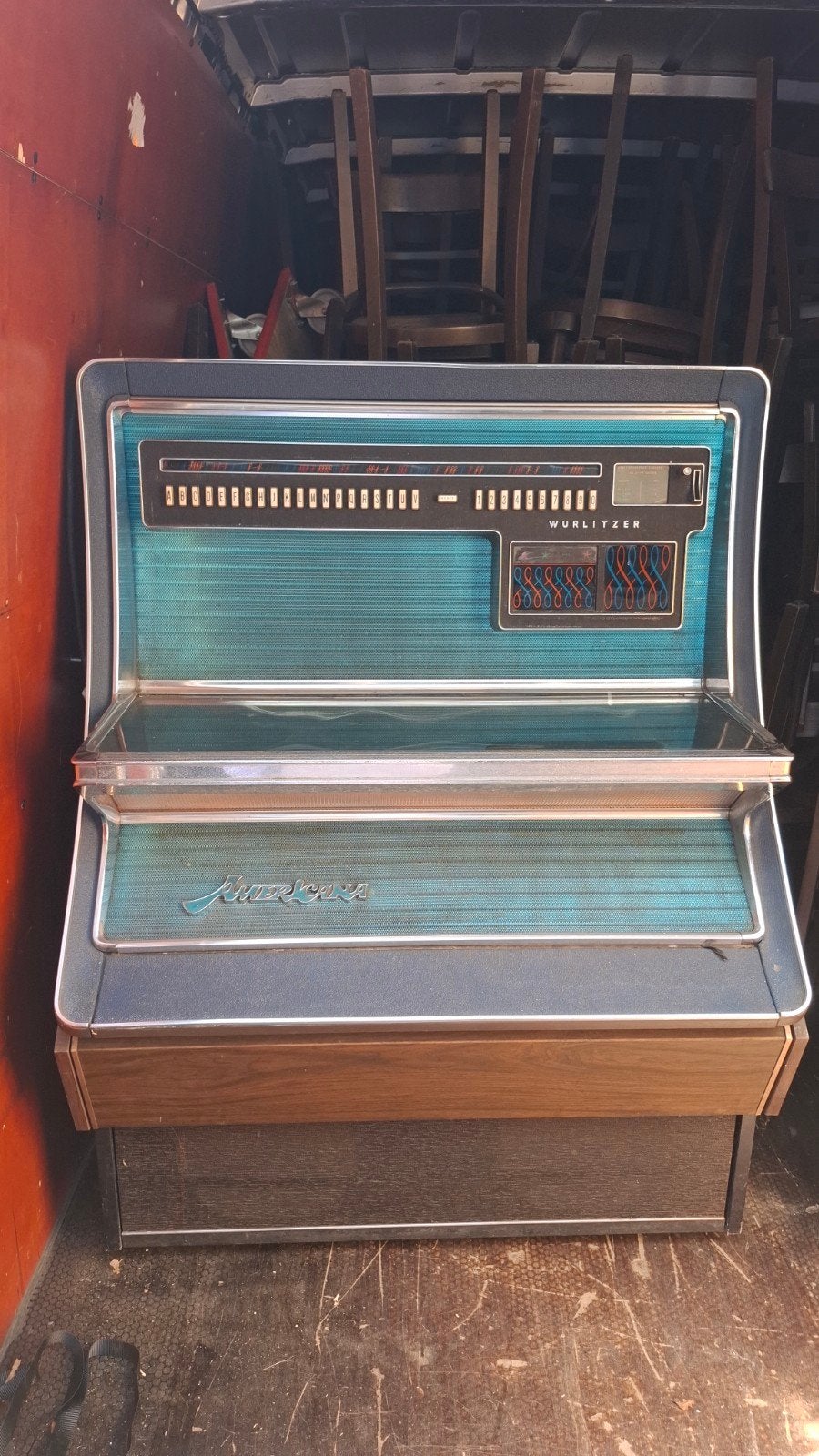 wurlitzer americana 3700 serie leuke eyecatcher vintage cafe, Ophalen of Verzenden, Gebruikt, 1970 tot heden, Wurlitzer