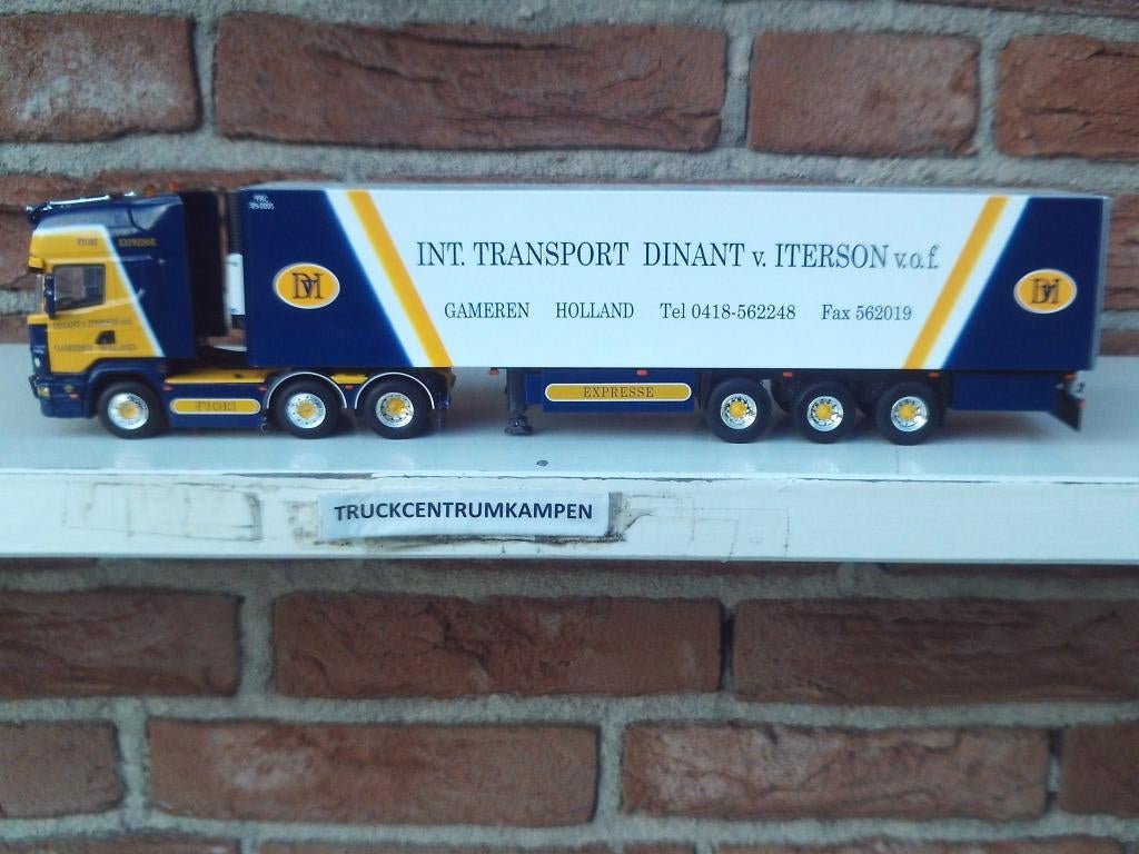 WSI  Scania  R4  Topline  van  Dinant  van  Iterson., Ophalen of Verzenden, Nieuw, Bus of Vrachtwagen, Wsi