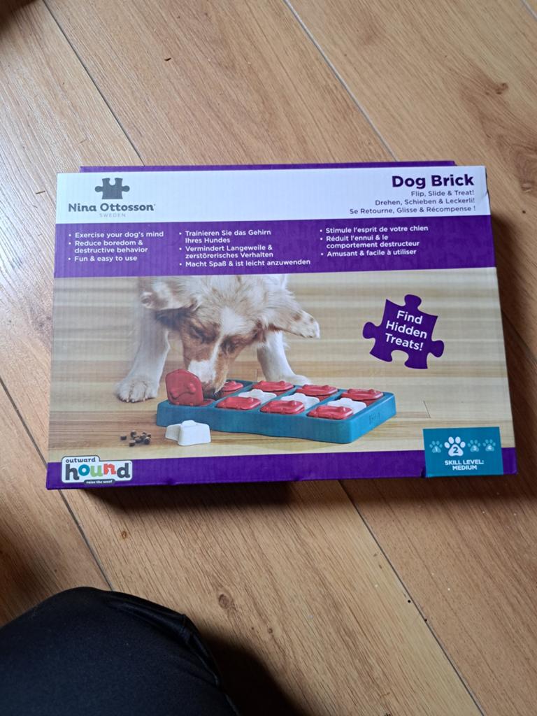 Honden speelgoed dog brick Nina ottosson, Ophalen of Verzenden