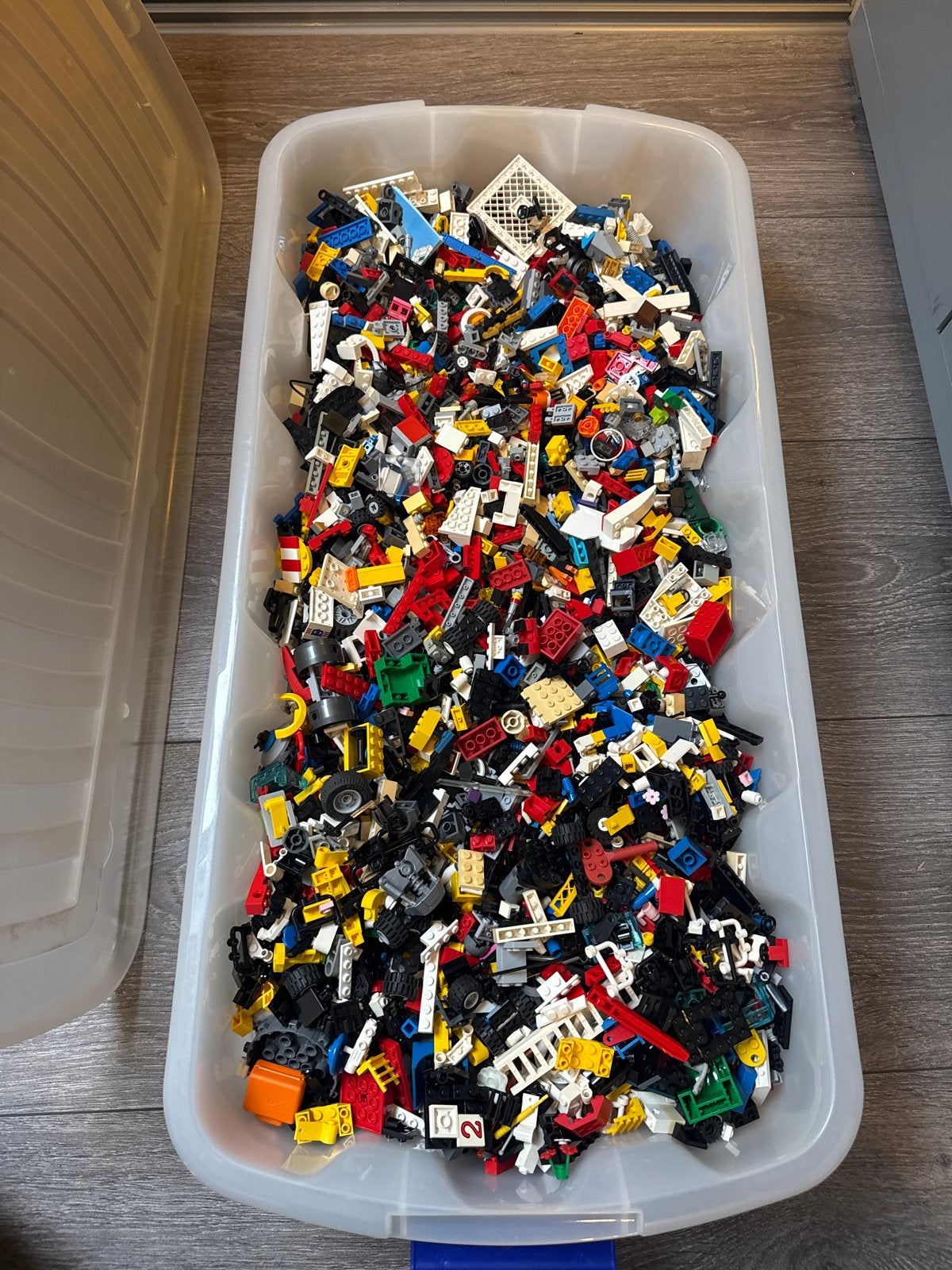Grote partij losse Lego blokken - diverse kleuren en vormen, Gebruikt, Overige thema's, Lego, Ophalen of Verzenden