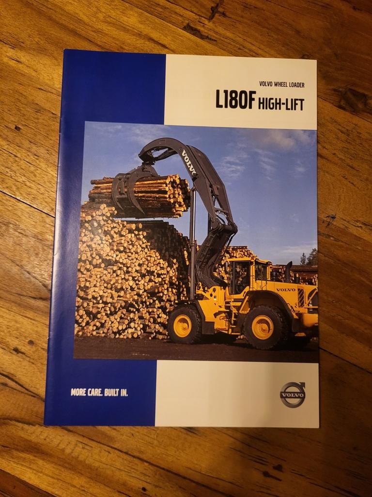 folder VOLVO WHEEL LOADER L180F, Ophalen of Verzenden, Zo goed als nieuw