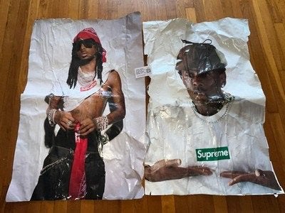 *GEZOCHT* supreme posters, Ophalen of Verzenden, Zo goed als nieuw, Rechthoekig Staand, Overige onderwerpen