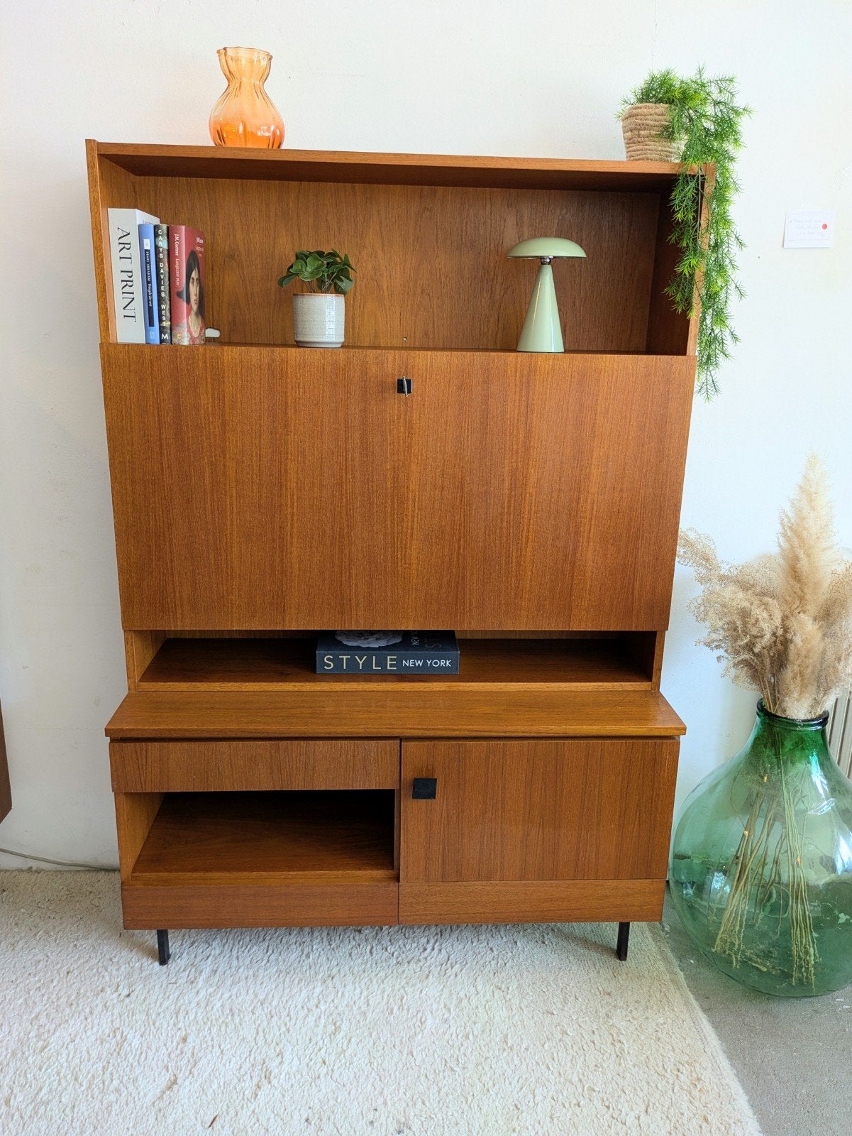 Vintage tijdloos wandmeubel kast in zeer goede staat, Ophalen, ., Musterring, Zo goed als nieuw