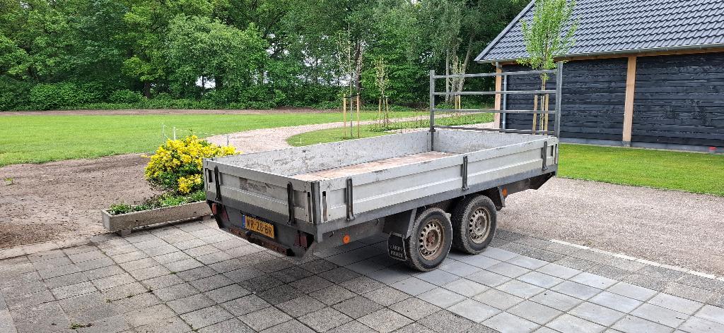 aanhanger tandemasser gebruikt., Auto diversen, Aanhangers en Bagagewagens, Ophalen, Gebruikt