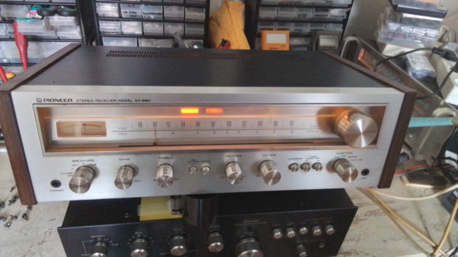 Pioneer SX-550 Receiver uit 1976., Ophalen, Gebruikt, Pioneer, Minder dan 60 watt