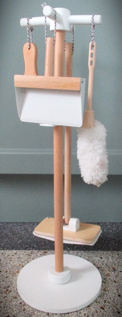 Schoonmaakset Hout~New Classic Toys~5 delige Speelset, Kinderen en Baby's, Ophalen of Verzenden, Gebruikt, Overige typen