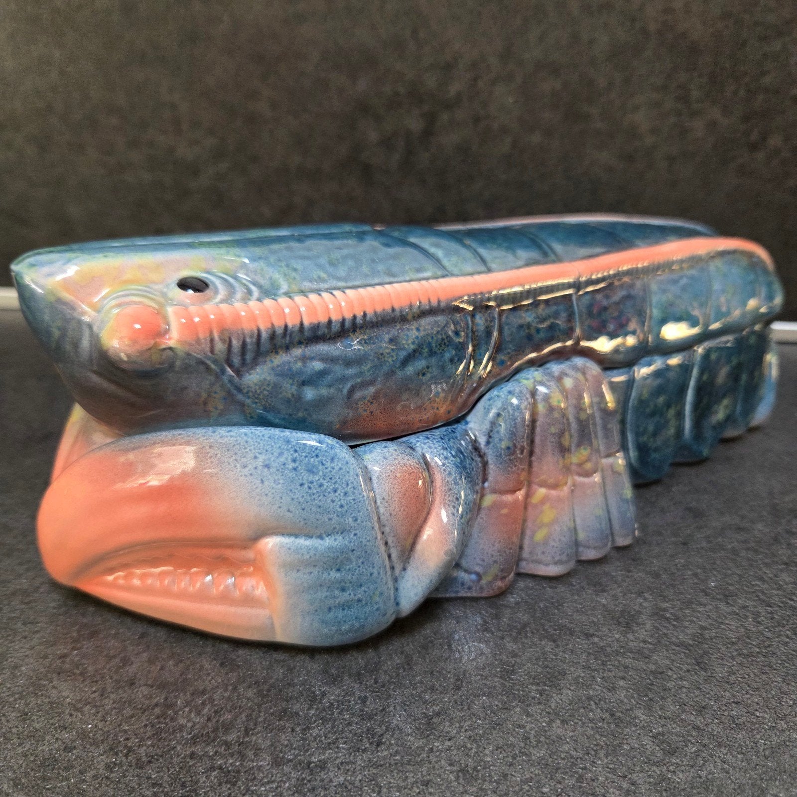 Vintage Michel Caugant Kreeft Terrine Brocante, Ophalen of Verzenden