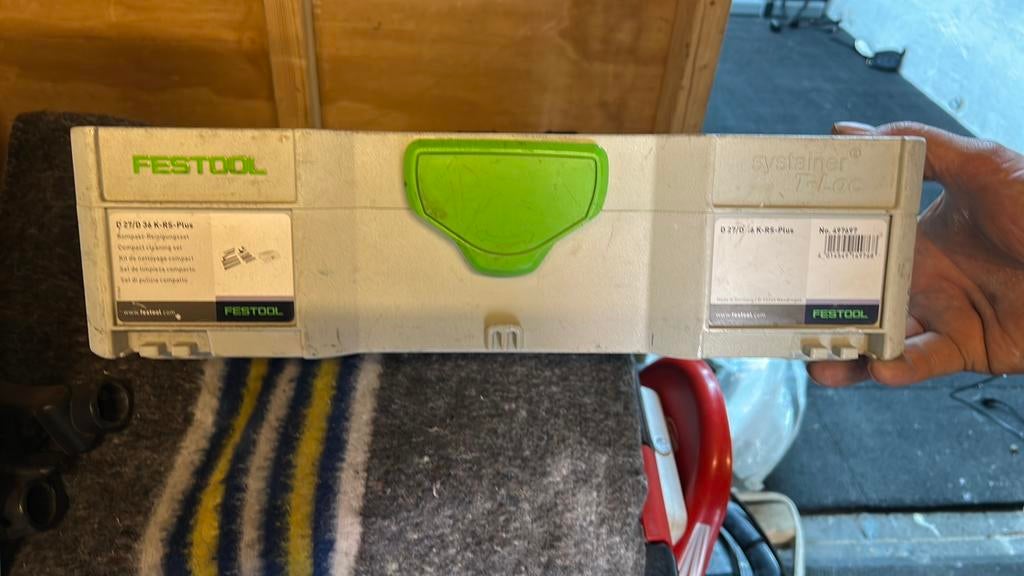 Festool, Ophalen, Gebruikt