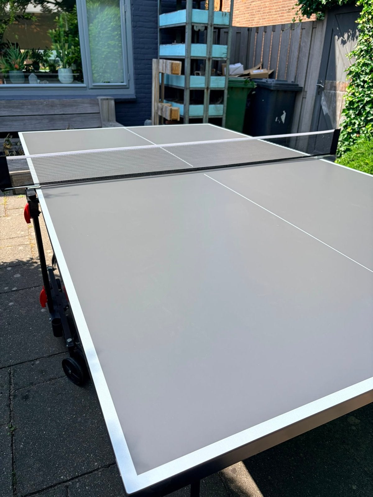 Buffalo Outdoor Tafeltennistafel met Hoes, Ophalen, Zo goed als nieuw, Tafel Outdoor, Inklapbaar