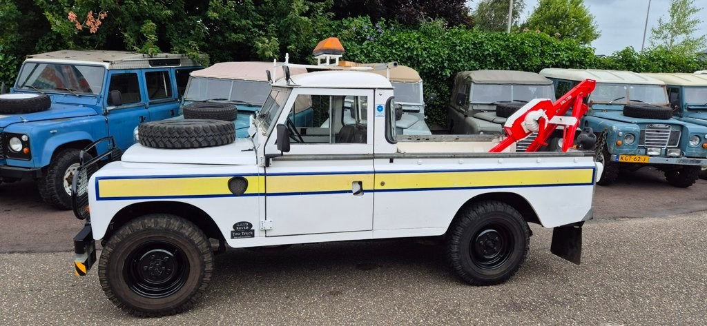 Land Rover 109 Met 300TDi wb vrij, Gebruikt, Overige modellen, Wit, Vierwielaandrijving