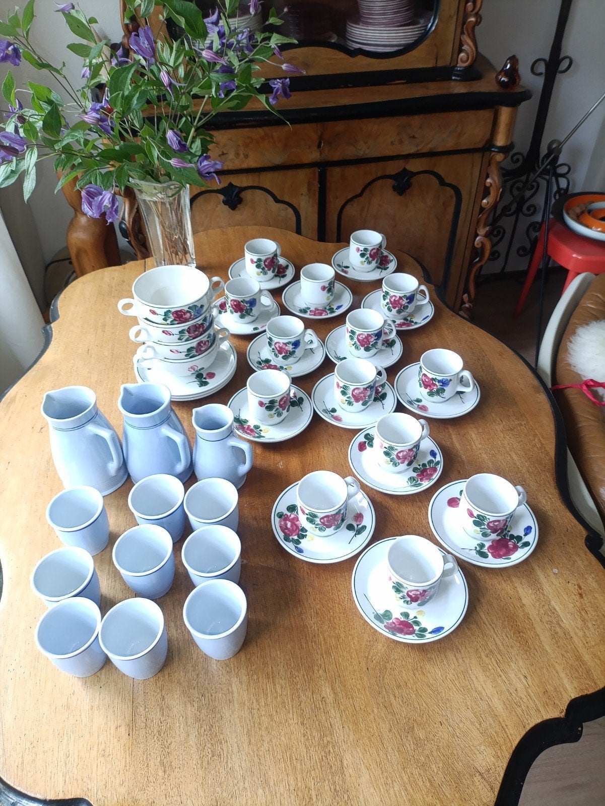 Vintage Servies 'Lilien Porzellan Austria, Ophalen
