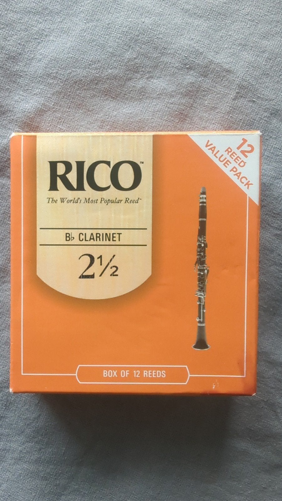5 Rico klarinet rieten 2,5 voor Bes-klarinet, Ophalen of Verzenden, Nieuw, Overige materialen, Bes-klarinet