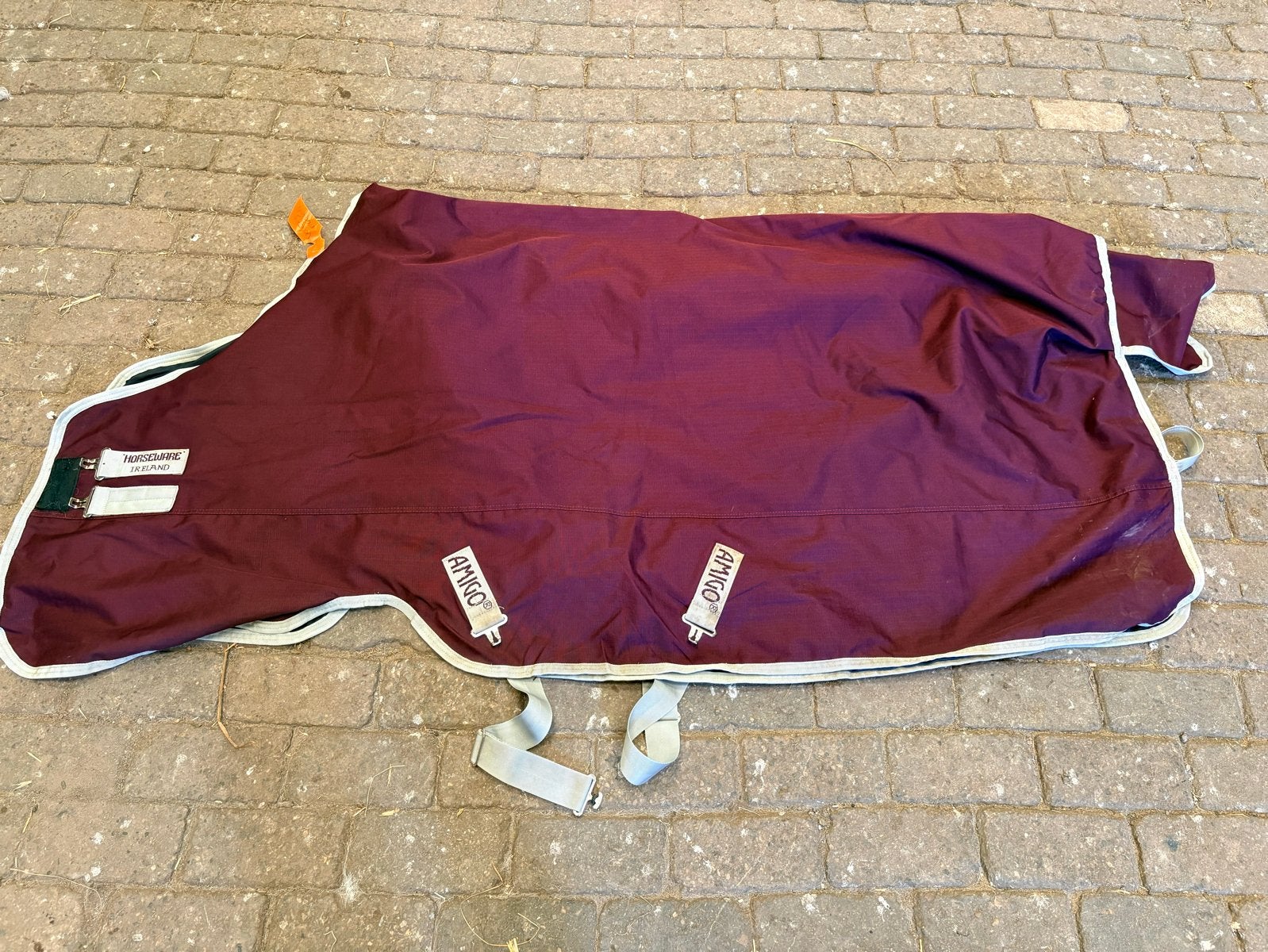 Amigo regendeken 50 grams, Gebruikt, Rood, 50 g, Regendeken
