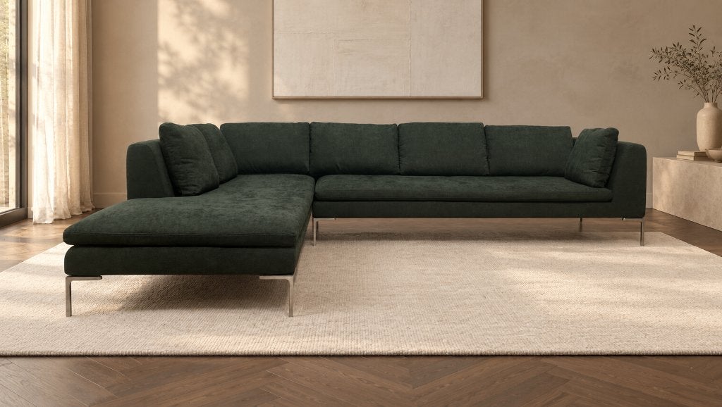 NIEUW B&B Italia Charles Hoekbank + GARANTIE | NP €17.500, Hoekbank, Www.designplaats.nl, B&B Italia, Vierpersoons of meer