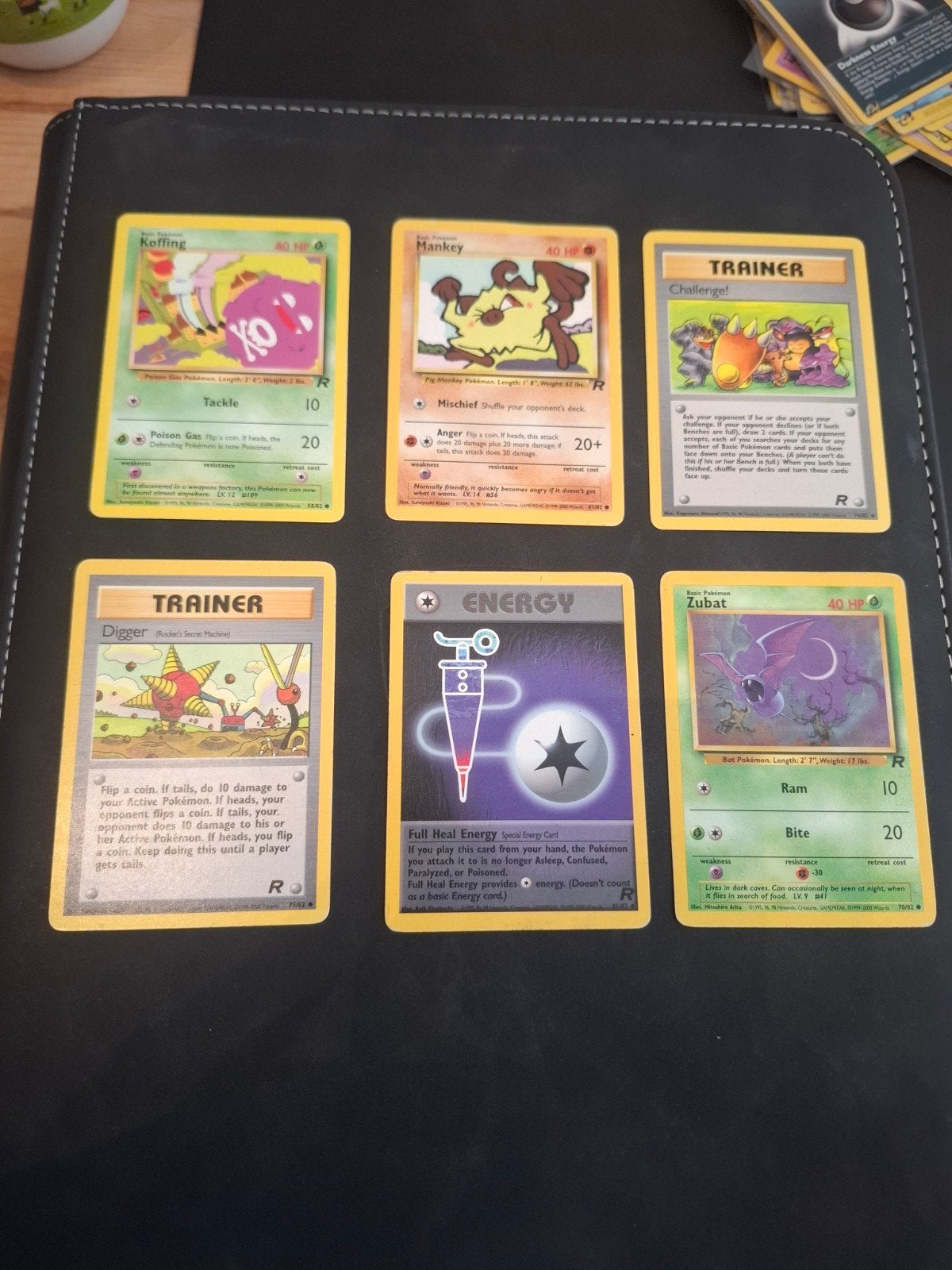 Pokémon kaarten: Koffing, Mankey, Zubat, Trainers, Energy, Hobby en Vrije tijd, Verzamelkaartspellen | Pokémon, Ophalen of Verzenden