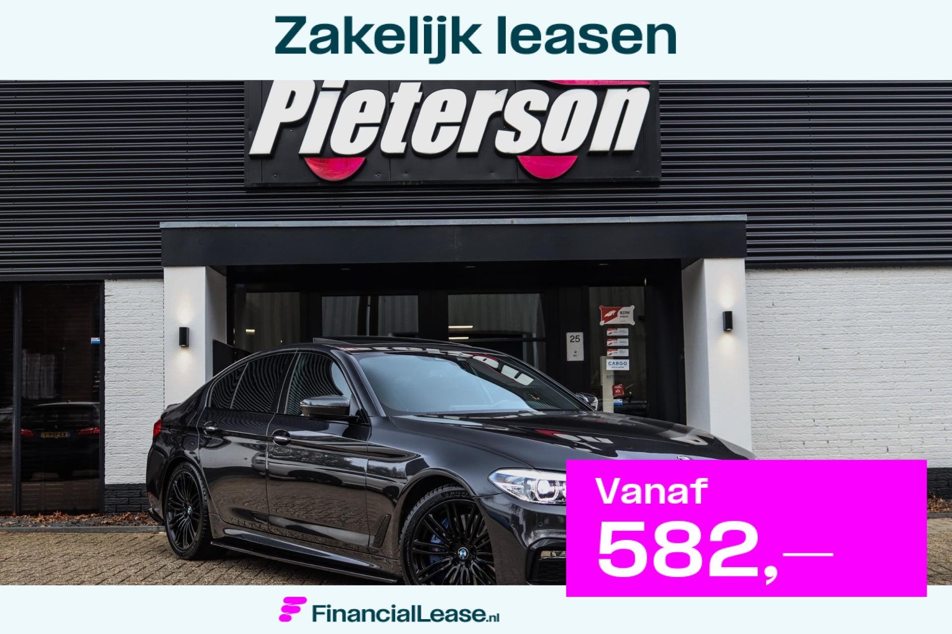 BMW 5-serie 540i M-Pakket M5 NAP PANO 360 CAMERA XENON CLIMA, Automaat, Gebruikt, Euro 6, Alcantara