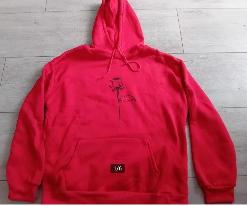 NIEUW! Shein; Hoody met print; maat L, Kleding | Dames, Truien en Vesten, Maat 42/44 (L), Nieuw, Ophalen of Verzenden, Rood